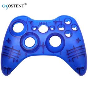 img 3 attached to 🎮 OSTENT Blue Case Shell & Buttons Kit - Compatible with Microsoft Xbox 360 Wireless Controller - Replacement