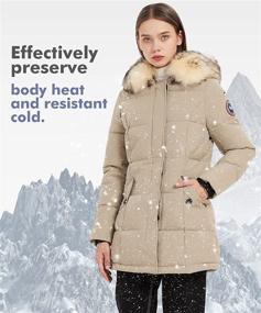 img 2 attached to PUREMSX Alternative Puffer Thickened Classic Women's Clothing for Coats, Jackets & Vests