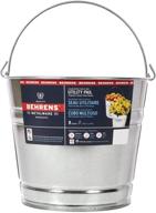 versatile behrens 1208gs steel galvanized utility pail - 8-quart capacity logo