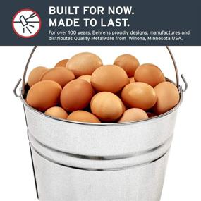 img 2 attached to Versatile Behrens 1208GS Steel Galvanized Utility Pail - 8-Quart Capacity