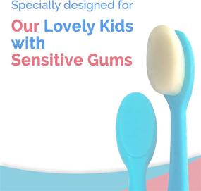 img 1 attached to 🦷 Kids Toothbrush by NoPain: Extra Soft Bristles for Preventing Gum Pain & Bleeding – Pack of 4 Toothbrushes for Kids 4-9 Years Old