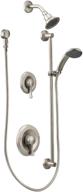 moen commercial m-dura positemp showerhead and handheld 🚿 showerhead set - classic brushed nickel (valve not included) logo