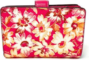 img 2 attached to Womens Corner Leather Wallet Floral Women's Handbags & Wallets for Wallets