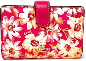 img 3 attached to Womens Corner Leather Wallet Floral Women's Handbags & Wallets for Wallets