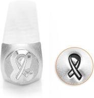 🎀 impressart breast cancer ribbon design stamp, 4mm logo