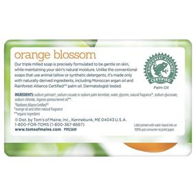 img 3 attached to 🍊 Tom's of Maine Orange Blossom Beauty Bar Soap with Moroccan Argan Oil - Natural, 5 oz, 6-Pack