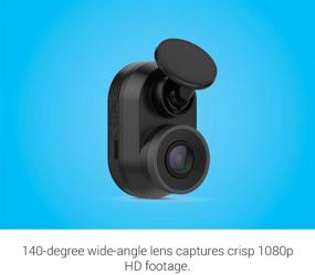 img 1 attached to 📷 Garmin Dash Cam Mini 010-02062-00: Компактная камера размером с ключ для автомобиля с широкоугольным объективом, записью видео в формате 1080P HD, автоматическим обнаружением и записью происшествий.