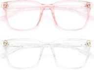 livho blue light blocking glasses: ultimate protection from uv rays and eye strain - 2 pack for women and men logo