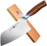 fiery phoenix tuo vegetable cleaver- chinese chef’s knife: high-quality stainless steel cutlery with pakkawood handle - 7 inch - gift box included logo