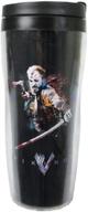 ☕ vikings floki travel coffee mug - insulated tumbler cup 10 oz - history channel official merchandise логотип