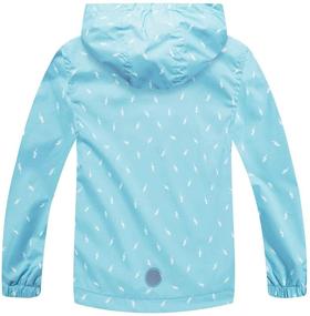 img 3 attached to 🧥 Lightweight Water Resistant Hooded Windbreaker Jacket for M2C Boys & Girls