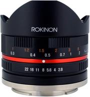 📷 rokinon rk8mbk28-e 8mm f2.8 umc fisheye ii fixed lens for sony e-mount (nex) cameras - black logo