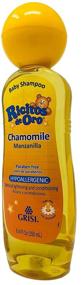 img 3 attached to Ricitos de Oro Chamomile Baby Shampoo - Hypoallergenic Tear Free Infant Shampoo with Chamomile Extract; 8.4 fl oz