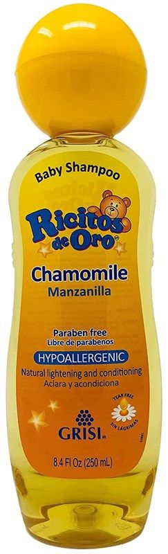 chamomile ricitos oro shampoo delicate 로고