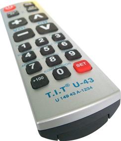 img 3 attached to Gmatrix Big Button Universal Remote Control - User-Friendly Access to All Your Devices!