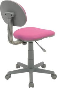 img 2 attached to Stylish and Comfortable: Calico Designs Deluxe Task Chair in Pink with Gray Base 18510