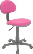 stylish and comfortable: calico designs deluxe task chair in pink with gray base 18510 logo