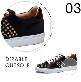 img 1 attached to JITAI Fashion Sneakers Casual Design