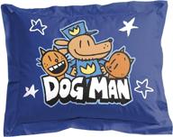 🐶 discover the cozy jay franco dog man supa buddies sham - official dog man bedding for kids logo