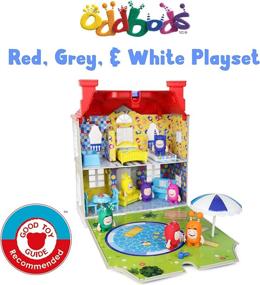 img 3 attached to 🏠 Explore the Fun with Oddbods White Grey House Playset: Endless Playtime Bliss!