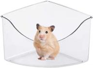 acediva hamster sand bath – transparent critters' shower toilet – cooling bed sand container bathtub for mice hedgehog squirrel hamster guinea pigs and other small animals логотип