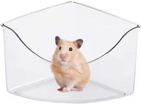 img 4 attached to ACEDIVA Hamster Sand Bath – Transparent Critters' Shower Toilet – Cooling Bed Sand Container Bathtub for Mice Hedgehog Squirrel Hamster Guinea Pigs and Other Small Animals