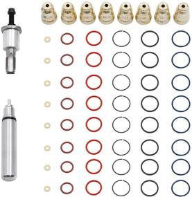 img 4 attached to 🔧 Инструмент для установки и удаления манжеты впрыска HQPASFY с комплектом уплотнительных колец: идеальная замена для Ford 7.3L Powerstroke Navistar T444E DT466E 1994-2003 года - заменяет оригинальные номера деталей 1814376C1, F4TZ9F538A, 1823492C97.