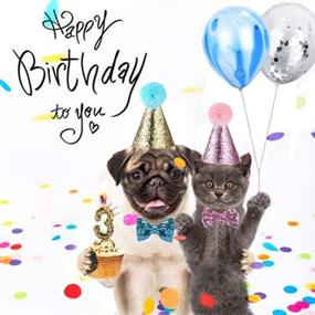 img 3 attached to 🐶 LATTOOK Dog Birthday Party Decoration Supplies: WOOF Balloons and 25 Biodegradable Latex Balloons - Ideal for Dog Birthday Decorations