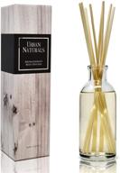 🏡 urban naturals crisp white linen reed diffuser gift set - citrus, ozone, ylang-ylang, lilies & sandalwood scent notes for a fresh, clean cotton smelling home - made in the usa - amazing discount! логотип