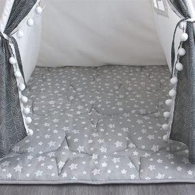 img 4 attached to Explorify Quilted Playtent: Enhancing Toddlers' Playtime Adventures
