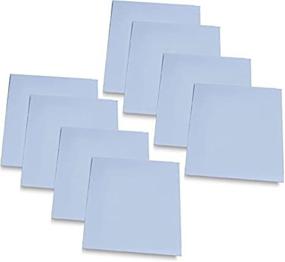 img 1 attached to 🎨 Pack of 8 Easy-to-Cut Blue Soft & Firm Artist Printmaking Block Printing Sheets by Carving Sheets Studio for Sharp, Clear Prints - Easy-To-Cut Linoleum Set (3"x4")