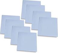 🎨 pack of 8 easy-to-cut blue soft & firm artist printmaking block printing sheets by carving sheets studio for sharp, clear prints - easy-to-cut linoleum set (3"x4") logo