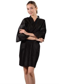 img 2 attached to Lifesoft Disposable Travel Kimono Bathrobe