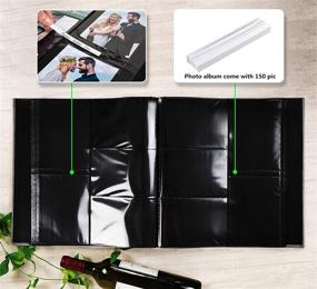 img 1 attached to 📷 Potricher Large Capacity 4x6 Photo Album with Linen Cover - Ideal for Family, Wedding, Anniversary, Baby - Grey, 600 Pockets