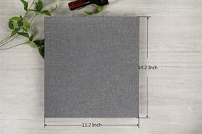 img 3 attached to 📷 Potricher Large Capacity 4x6 Photo Album with Linen Cover - Ideal for Family, Wedding, Anniversary, Baby - Grey, 600 Pockets
