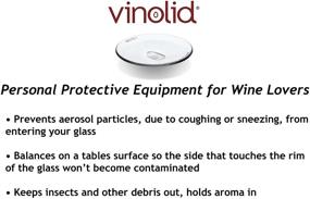 img 3 attached to Vinolid Wine Glass Cover Pack
