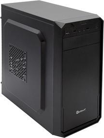 img 4 attached to 💻 Корпус ПК GETTTECH Mid Tower ATX/mATX с блоком питания 500W, 3 вентиляторами - черный (сертифицирован FCC/ROHS/CE/NOM)