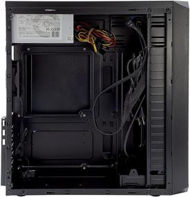 img 1 attached to 💻 Корпус ПК GETTTECH Mid Tower ATX/mATX с блоком питания 500W, 3 вентиляторами - черный (сертифицирован FCC/ROHS/CE/NOM)