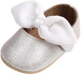 img 4 attached to Myppgg Bowknot Princess Non Slip Toddler Apparel & Accessories Baby Girls