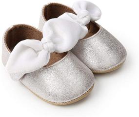 img 2 attached to Myppgg Bowknot Princess Non Slip Toddler Apparel & Accessories Baby Girls