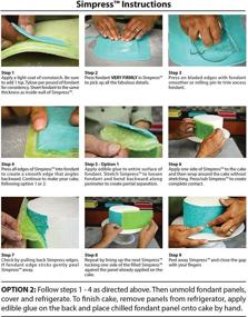 img 2 attached to 🎂 Превосходные формы для выпечки Модель Ruffle Simpress Marvelous Molds: идеально подходят для создания потрясающих украшений для тортов из мастики и карамели