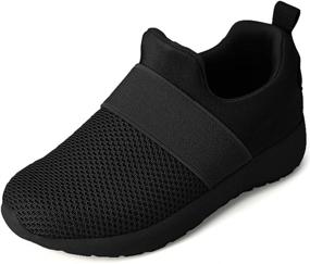 img 1 attached to 👟 QIJGS Girls' Toddler Sneakers Athletic Shoes in Purple Size 23 - Ideal Athletic Footwear for Girls