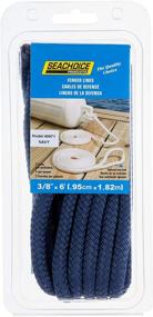 img 1 attached to 🚤 Seachoice 40971 Fender Rope for Boating - High-Quality Double-Braid Nylon Fender Line, Set of 2 - ⅜-Inch x 6 Feet, Navy: Reliable and Durable