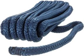 img 3 attached to 🚤 Seachoice 40971 Fender Rope for Boating - High-Quality Double-Braid Nylon Fender Line, Set of 2 - ⅜-Inch x 6 Feet, Navy: Reliable and Durable