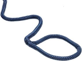 img 2 attached to 🚤 Seachoice 40971 Fender Rope for Boating - High-Quality Double-Braid Nylon Fender Line, Set of 2 - ⅜-Inch x 6 Feet, Navy: Reliable and Durable