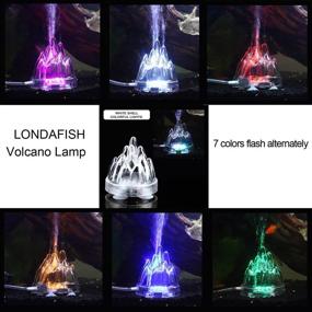 img 1 attached to Londafish Aquarium Volcano Decoration Colorful
