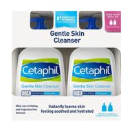 cetaphil gentle skin cleanser (20 oz, 2 pk.): effective and gentle skincare solution logo