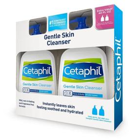 img 2 attached to Нежный очищающий гель для кожи Cetaphil (20 унц, 2 уп.): эффективное и нежное средство ухода за кожей.