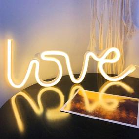 img 2 attached to Love Neon Sign-Neon Signs For Bedroom