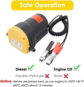 img 1 attached to 🛢️ Enhanced 80W Oil Change Pump Extractor SICOTOOL 12v Diesel Fluid Scavenge Suction Oil Transfer Pump with Hose for Car Boat Motorbike Truck ATV and More Vehicles.